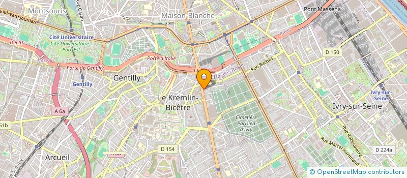 localisation de l'entreprise MONSIEUR SUNIL LOKHUN à LE KREMLIN-BICETRE