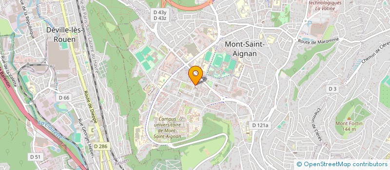 localisation de l'entreprise MONSIEUR SUNKANMI OLUWA  MONT-SAINT-AIGNAN