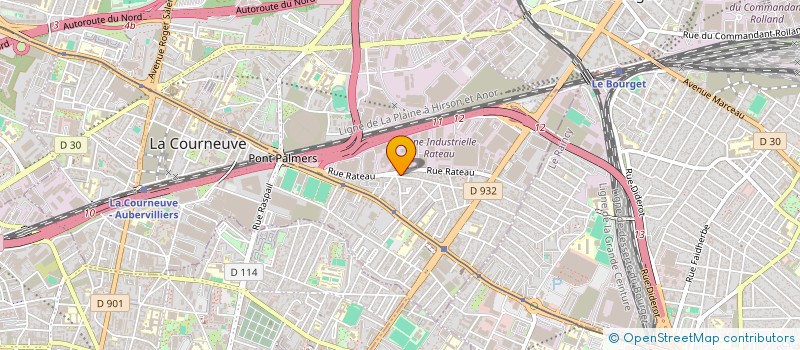 localisation de l'entreprise MONSIEUR SUNNY BARUA à LA COURNEUVE