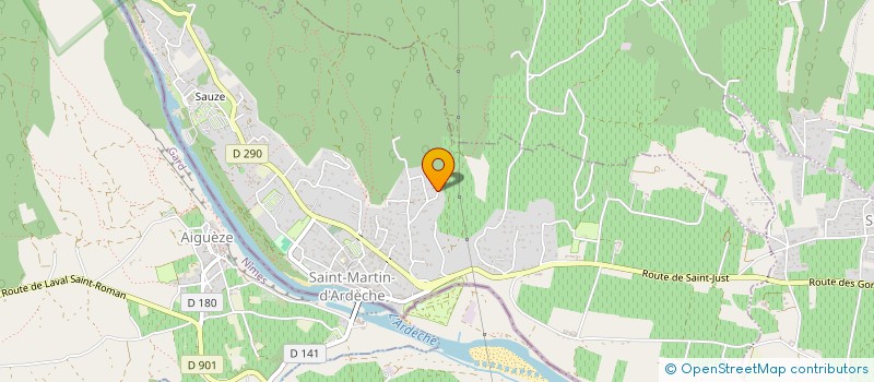localisation de l'entreprise MONSIEUR SUNNY FERRATON à SAINT-MARTIN-D'ARDECHE