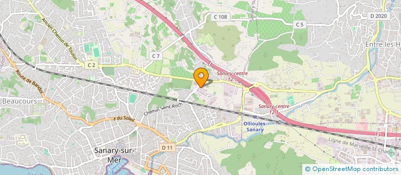 localisation de l'entreprise MONSIEUR SUNNY JUSTIN  SANARY-SUR-MER