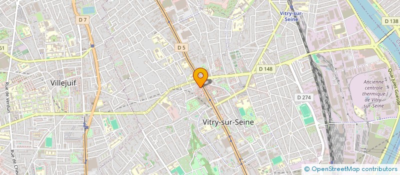 localisation de l'entreprise MONSIEUR SUPAGON WIHARN à VITRY-SUR-SEINE