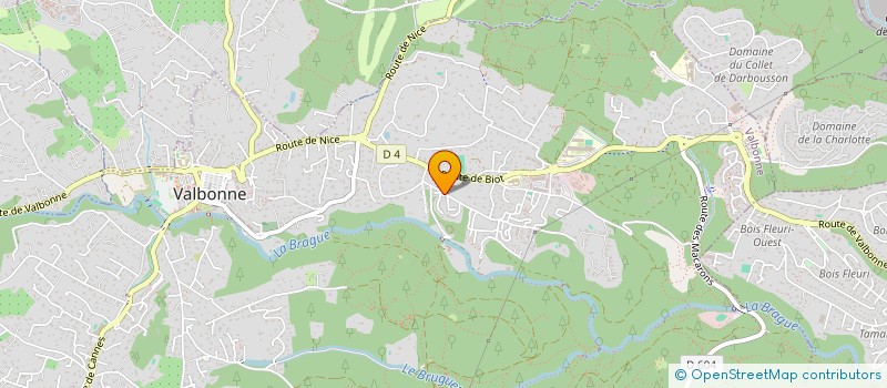 localisation de l'entreprise MONSIEUR SUREN GRIGORYAN  VALBONNE