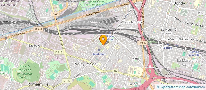 localisation de l'entreprise MONSIEUR SUREN RAJASINGAM  NOISY-LE-SEC