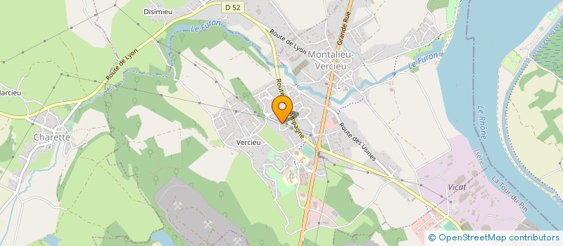 localisation de l'entreprise MONSIEUR SUREYYA EKREM  MONTALIEU-VERCIEU