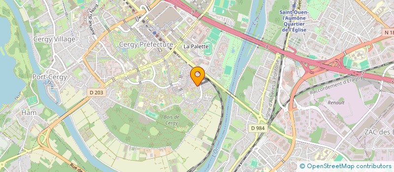 localisation de l'entreprise MONSIEUR SURJITH BHASKARAN  PONTOISE