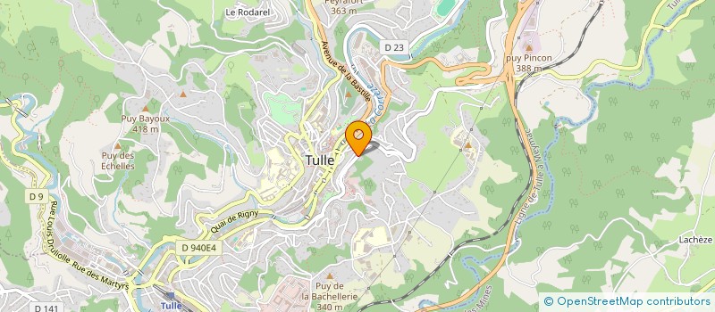 localisation de l'entreprise MONSIEUR SURMELI SAHIN à TULLE