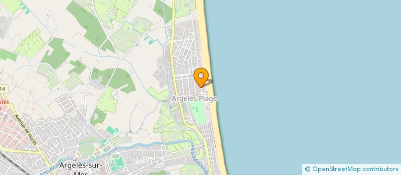 localisation de l'entreprise MONSIEUR SURUDEN SALERAT à ARGELES-SUR-MER