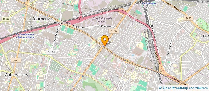 localisation de l'entreprise MONSIEUR SUVASHIS BARUA  LA COURNEUVE