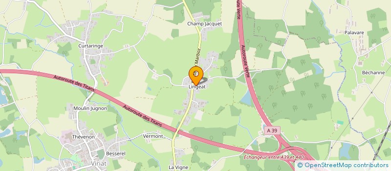 localisation de l'entreprise MONSIEUR SUZANNE CURT  VIRIAT