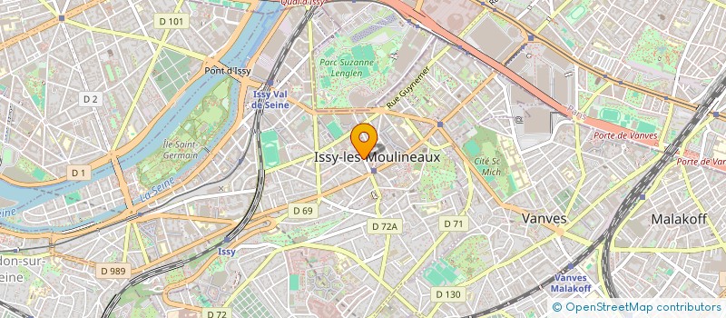 localisation de l'entreprise MONSIEUR SUZANNE LARRIEU à ISSY-LES-MOULINEAUX