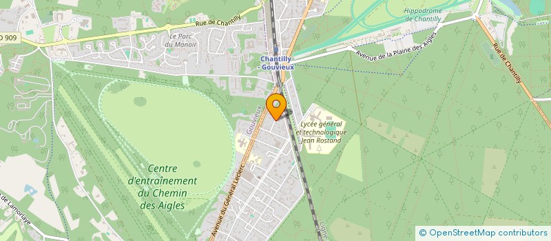 localisation de l'entreprise MONSIEUR SUZANNE RYCKEBOER  CHANTILLY