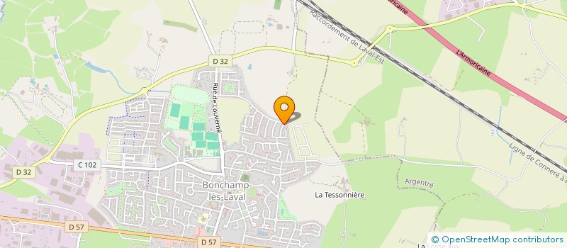 localisation de l'entreprise MONSIEUR SVEN COCHARD à BONCHAMP-LES-LAVAL