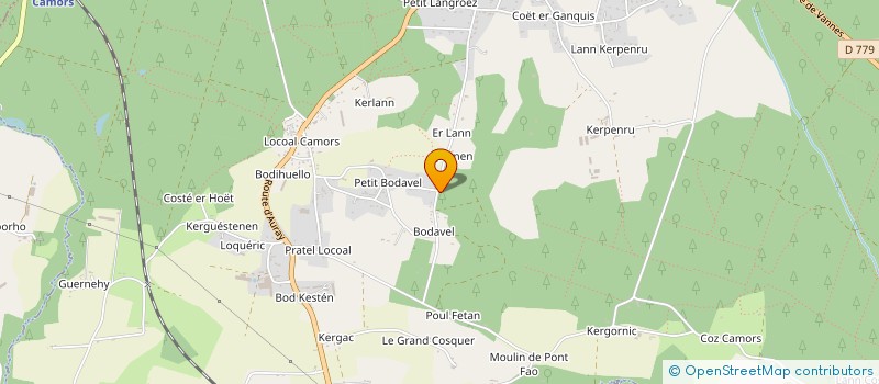 localisation de l'entreprise MONSIEUR SVEN COMPAGNON  CAMORS