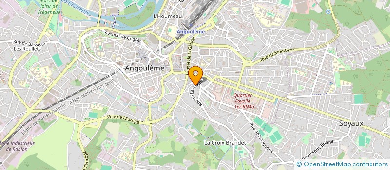 localisation de l'entreprise MONSIEUR SVEN DELOULAY à ANGOULEME