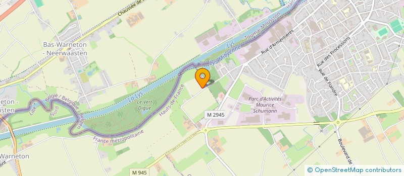 localisation de l'entreprise MONSIEUR SVEN-LOUIS MASQUELIN à WARNETON