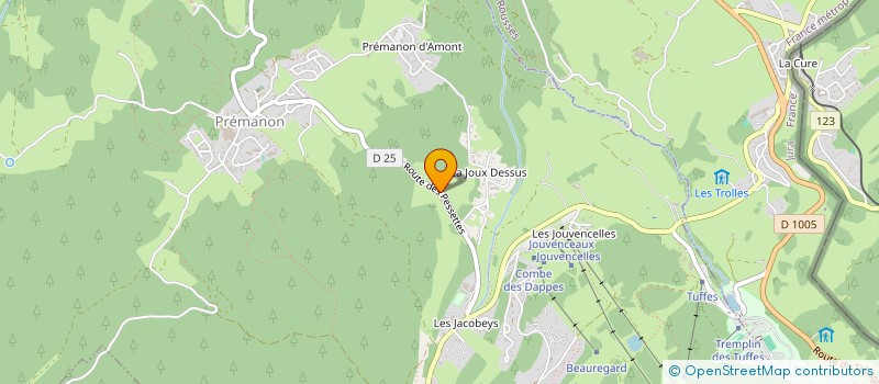 localisation de l'entreprise MONSIEUR SVEN MARCHAND  PREMANON