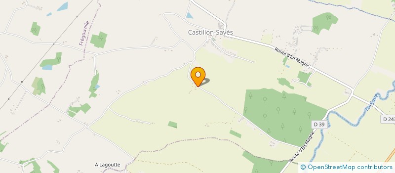 localisation de l'entreprise MONSIEUR SVEN PELLEREI  CASTILLON-SAVES