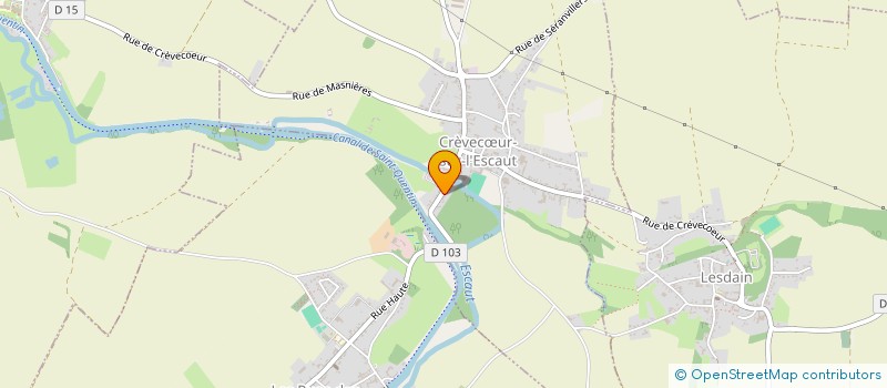 localisation de l'entreprise MONSIEUR SVEN ROTTIERS  CREVECUR-SUR-L'ESCAUT