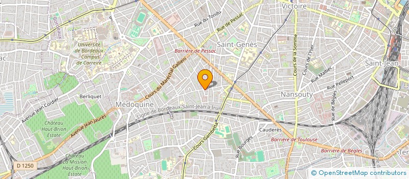 localisation de l'entreprise MONSIEUR SVEN TATON  TALENCE