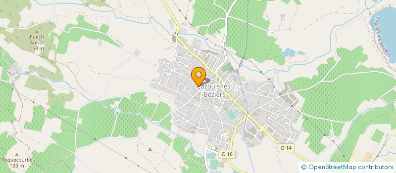 localisation de l'entreprise MONSIEUR SVEN TOMAS ANDERSSON  CAZOULS-LES-BEZIERS