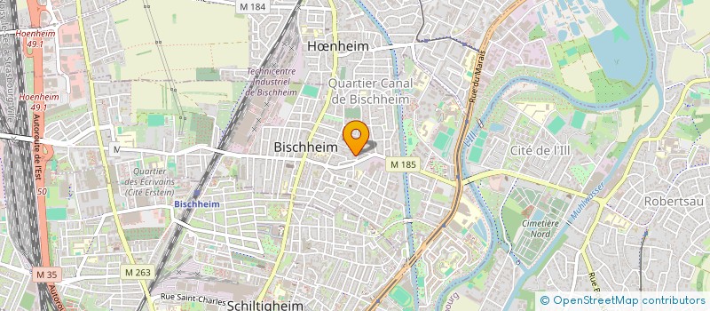 localisation de l'entreprise MONSIEUR SVETISLAV JEKIC  BISCHHEIM