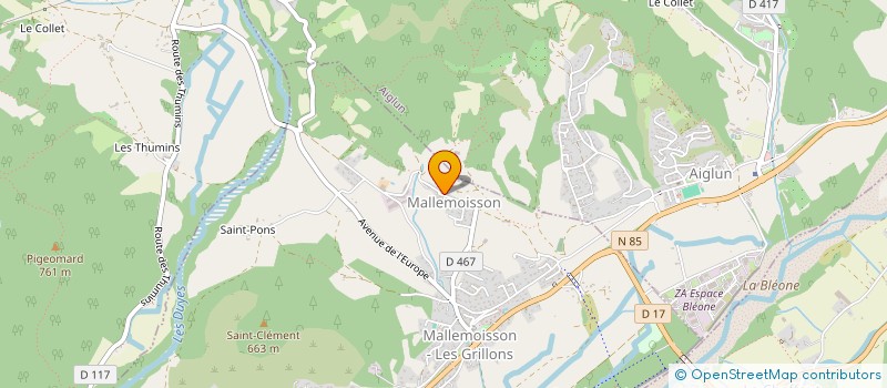 localisation de l'entreprise MONSIEUR SVETLAN NEVIERE LADIRAY  MALLEMOISSON