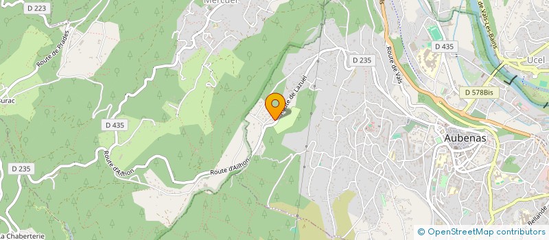 localisation de l'entreprise MONSIEUR SVETOSLAV VASILEV  AUBENAS