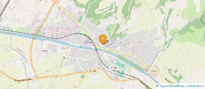 localisation de l'entreprise MONSIEUR SWAN BENOIT  CREST