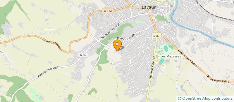 localisation de l'entreprise MONSIEUR SWAN DAVID  LAVAUR