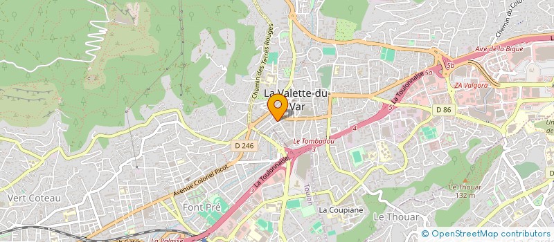 localisation de l'entreprise MONSIEUR SWAN DORE AYAVOU  LA VALETTE-DU-VAR