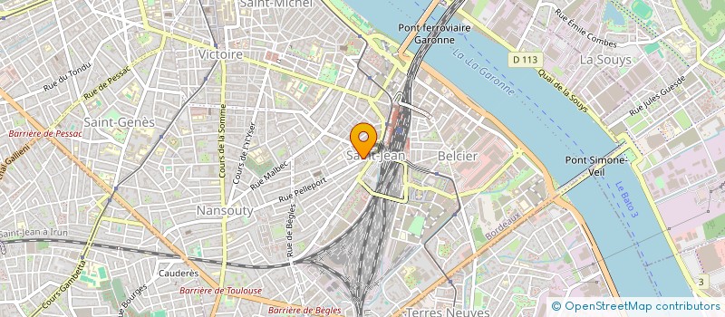 localisation de l'entreprise MONSIEUR SWAN SOBEKELA  BORDEAUX