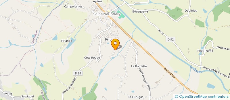 localisation de l'entreprise MONSIEUR SWANN ABLAIN--DAVID  SAINT-NAUPHARY