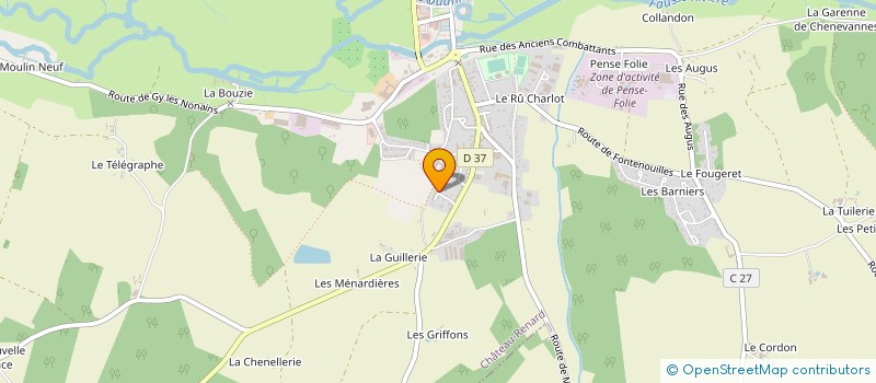 localisation de l'entreprise MONSIEUR SWANN CHAINTEREAU  CHATEAU-RENARD