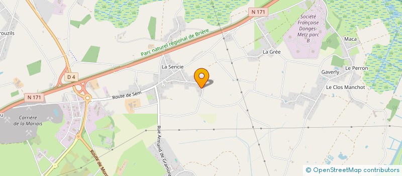 localisation de l'entreprise MONSIEUR SWANN CHOTARD  DONGES