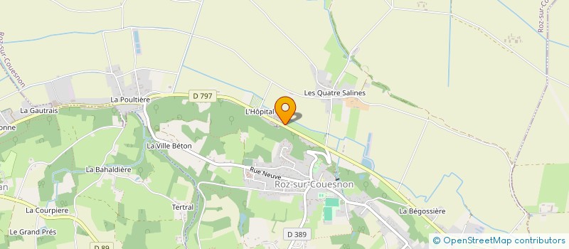 localisation de l'entreprise MONSIEUR SWANN COLLEU  ROZ-SUR-COUESNON