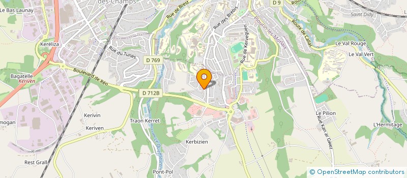 localisation de l'entreprise MONSIEUR SWANN DANET  PLOURIN-LES-MORLAIX