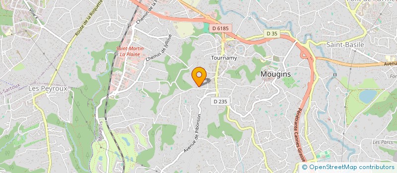 localisation de l'entreprise MONSIEUR SWANN LALLA à MOUGINS