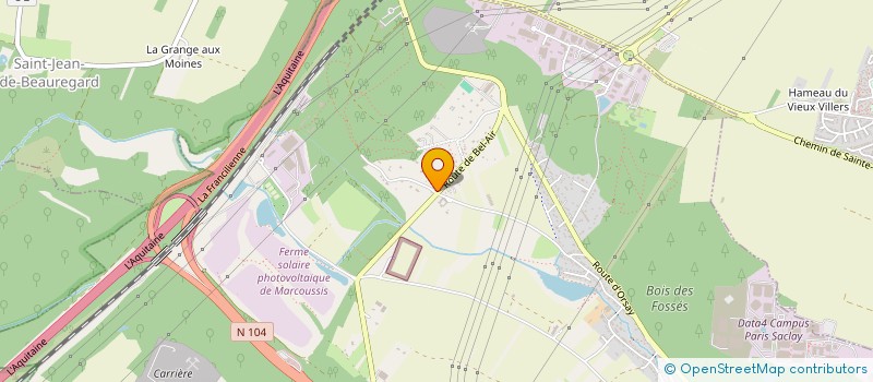 localisation de l'entreprise MONSIEUR SWANN LANGUILLAT  MARCOUSSIS