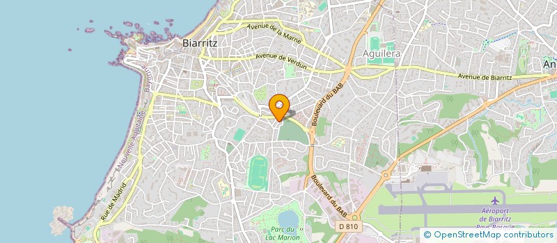localisation de l'entreprise MONSIEUR SWANN MONTERO à BIARRITZ