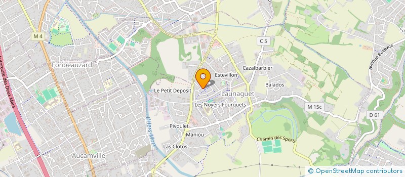 localisation de l'entreprise MONSIEUR SWANN OLCENCE  LAUNAGUET