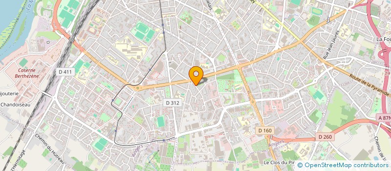 localisation de l'entreprise MONSIEUR SWANN ROBIN à ANGERS