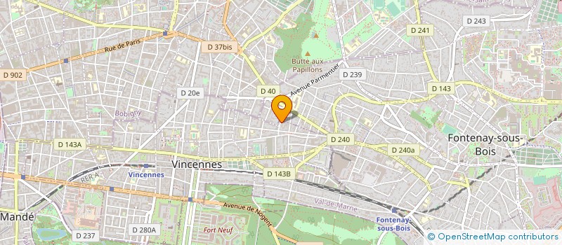 localisation de l'entreprise MONSIEUR SWANN ZAPATA à VINCENNES