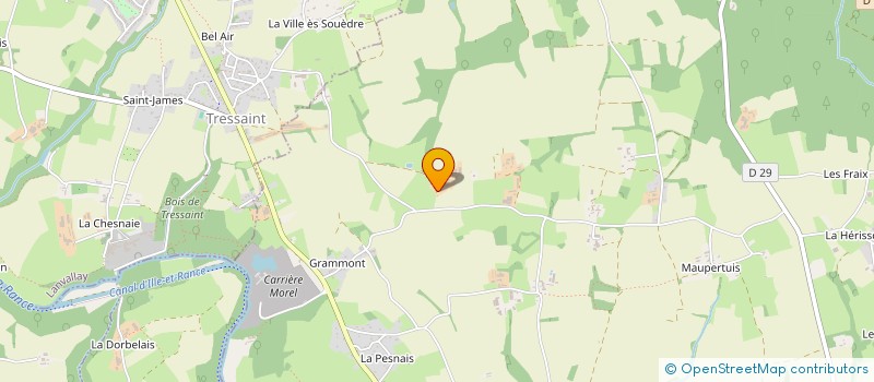 localisation de l'entreprise MONSIEUR SWANNY LOUESSARD  SAINT-JUVAT