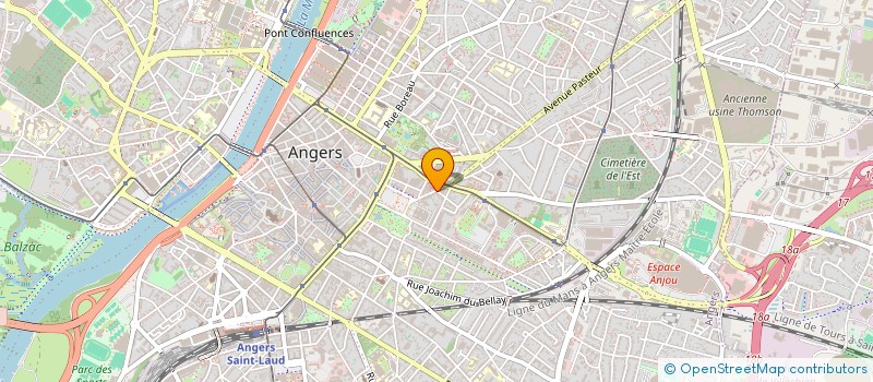 localisation de l'entreprise MONSIEUR SWEEN LEMARIIE à ANGERS