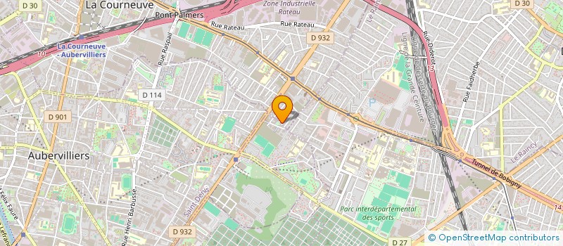 localisation de l'entreprise MONSIEUR SWEN ADJANOHOUN à LA COURNEUVE