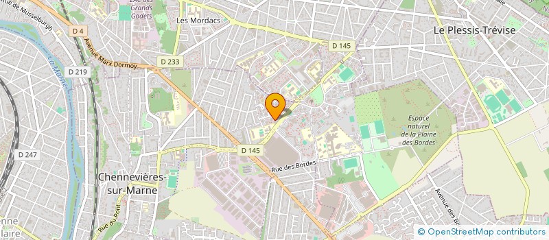 localisation de l'entreprise MONSIEUR SYACKA BA  CHENNEVIERES-SUR-MARNE