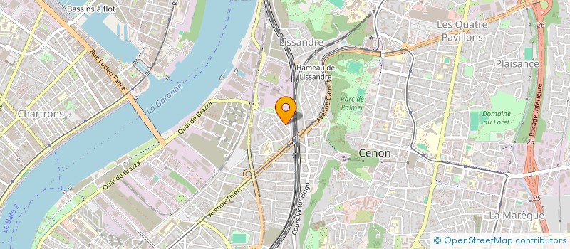 localisation de l'entreprise MONSIEUR SYDNEY BOUAKA  CENON