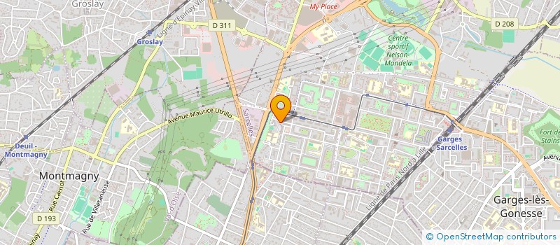 localisation de l'entreprise MONSIEUR SYDNEY HADDAD à SARCELLES