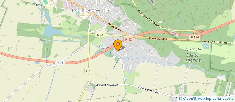 localisation de l'entreprise MONSIEUR SYDNEY PAUL  JOUARS-PONTCHARTRAIN